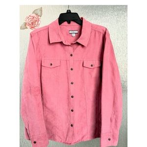 Croft & Barrow  Button down long-sleeve shirt      Size L.